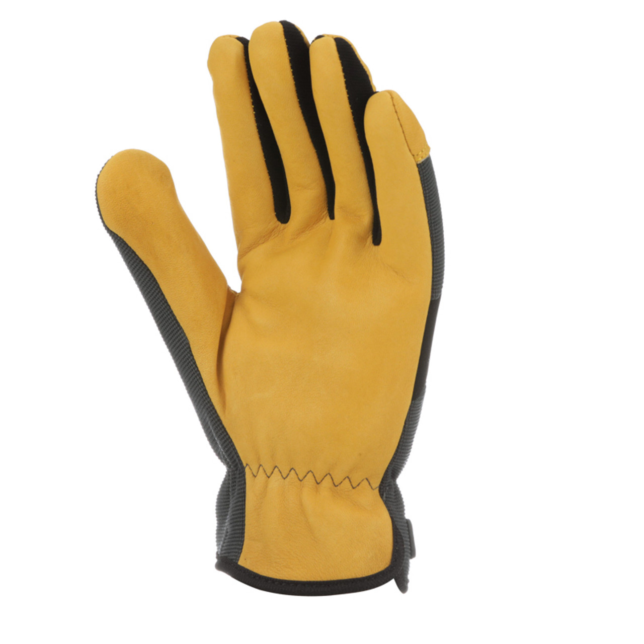 Wells Lamont Men’s Slip-On HydraHyde Full Leather Work Gloves |  Water-Resistant | X-Large