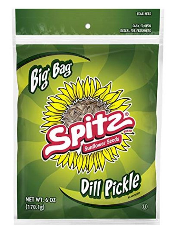Spitz Dill Pickle Sunflower Seeds 6oz