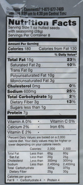 Spitz Cracked Pepper Sunflower Seeds 1LB