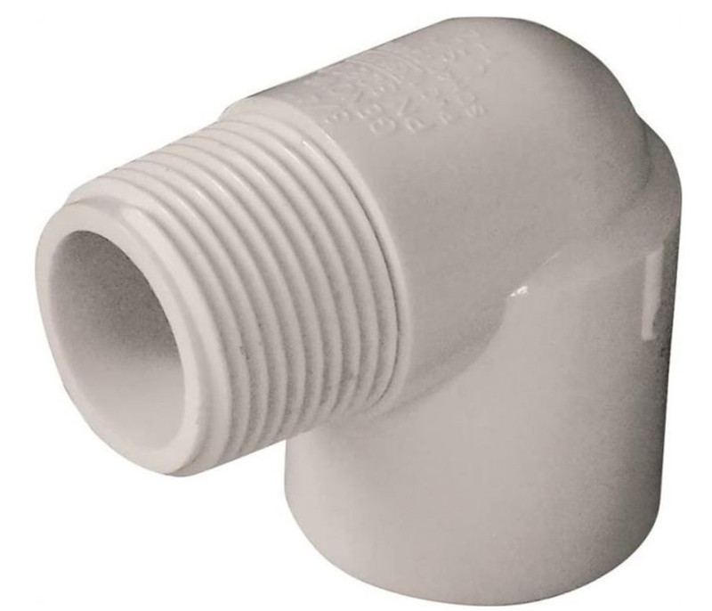 Qty. 10pc 409-007 3/4" SPIG X 3/4" SLIP PVC Sch. 40 90° Street - Foto 9