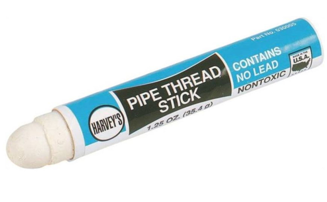 Orgill Harvey Pipe Thread Compound, 11/4 Oz Pack, OffWhite Solid Stick