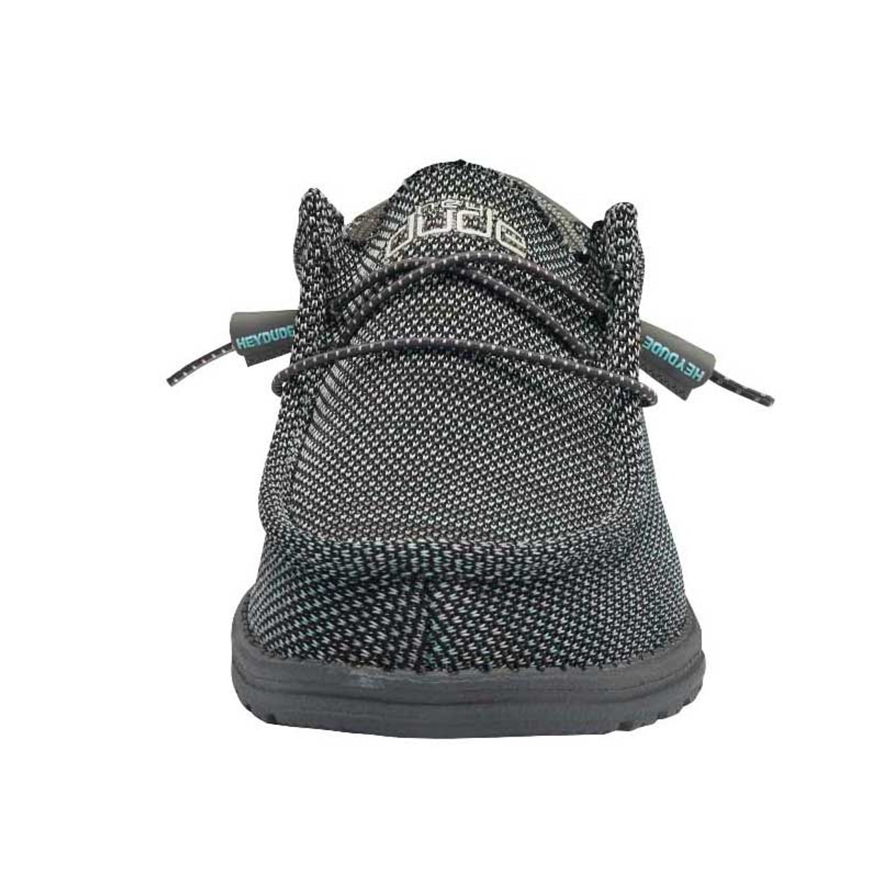 Hey Dude Mens Wally Sox Asphalt Azur Shoes