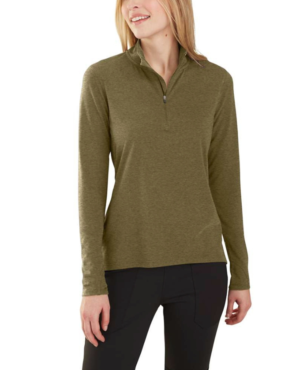 Carhartt Womens Delmont 1 4 Zip Pullover