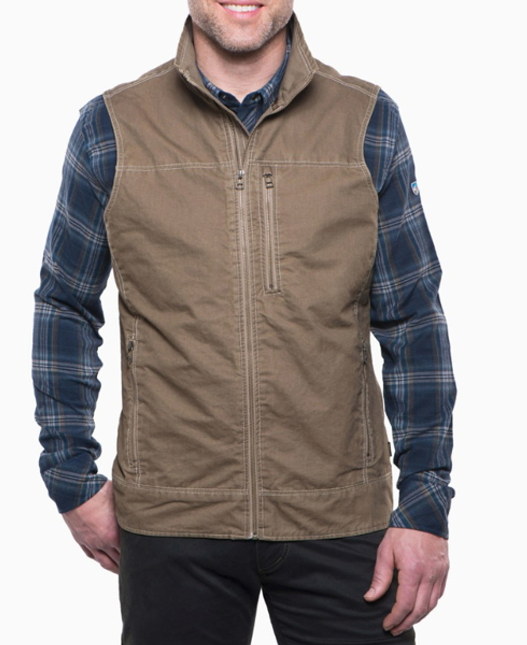 Kuhl Men's Burr Vest Espresso Outerwear LG at  Men's