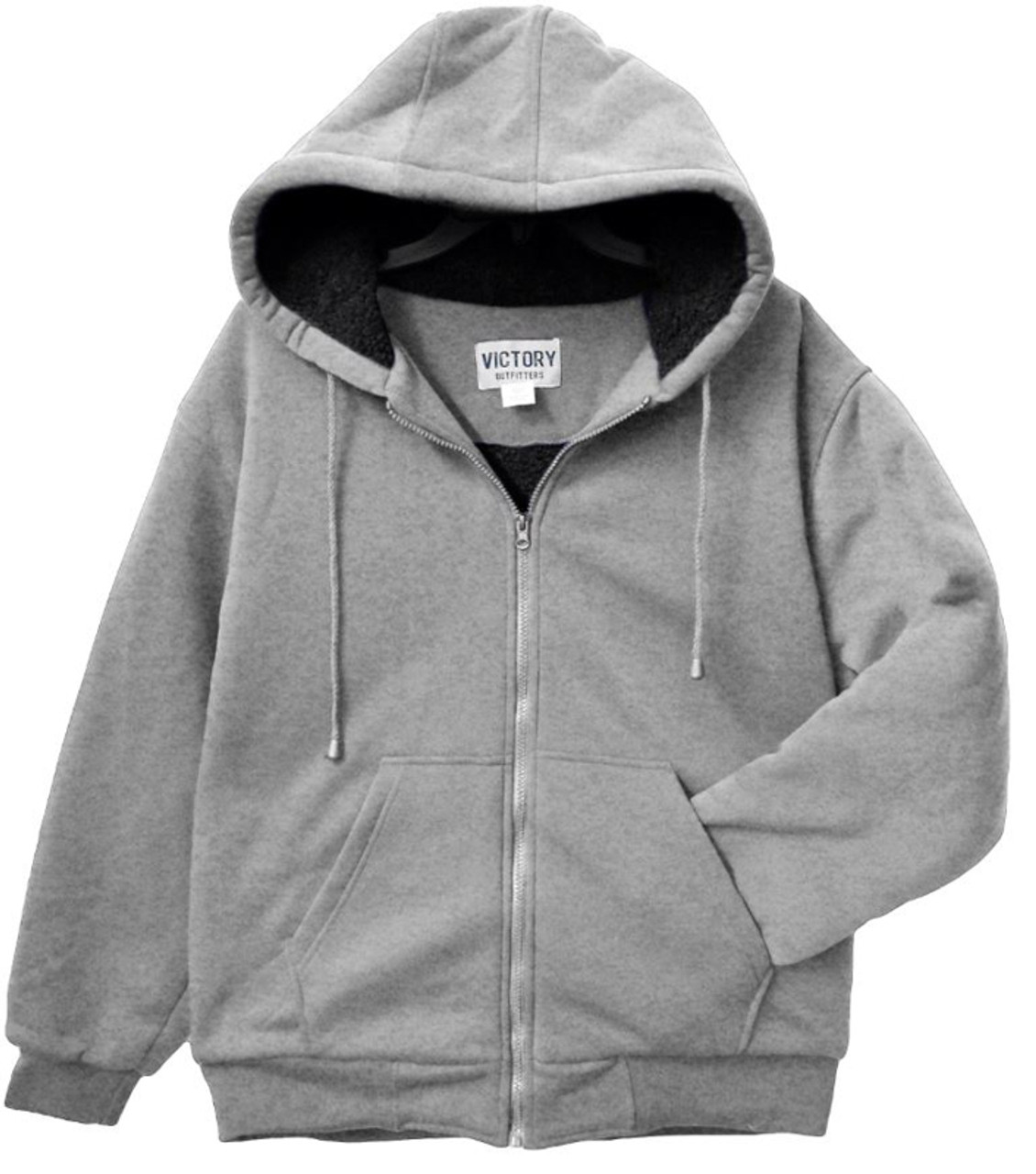 Sherpa zip up hoodie clearance mens