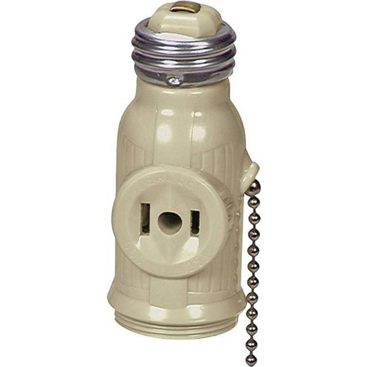 Cooper Wiring Polarized Lampholder Adapter With Pull Chain Switch 660 Watt