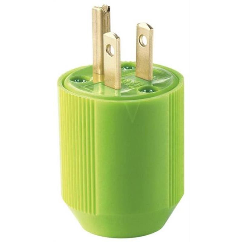 Cooper Wiring High Visibility Straight Ground Cap Electrical Plug 