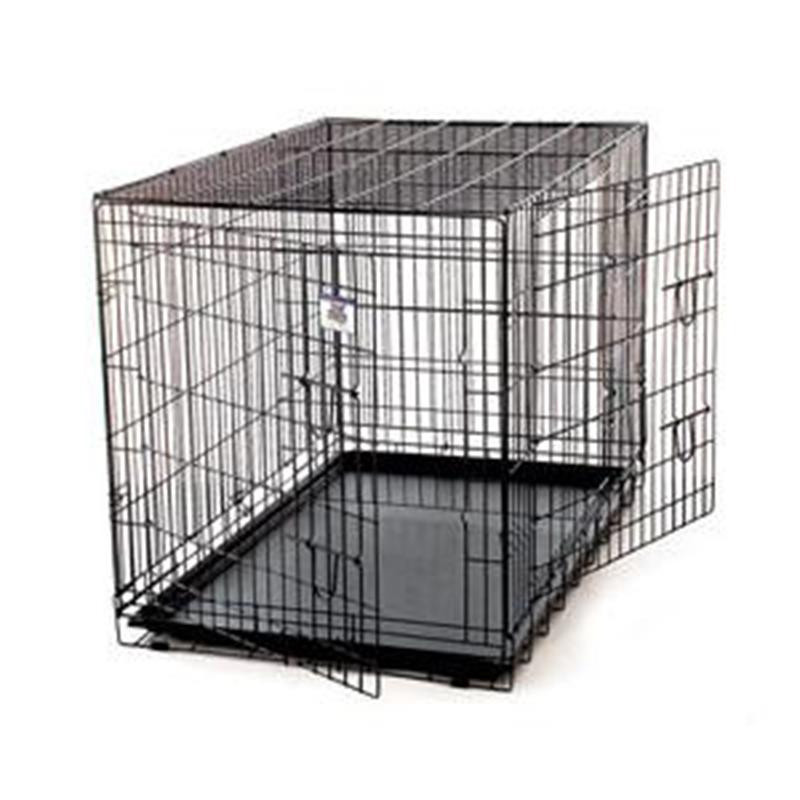 Main St. Pet Giant Pet Lodge DoubleDoor Wire Pet Crate Black