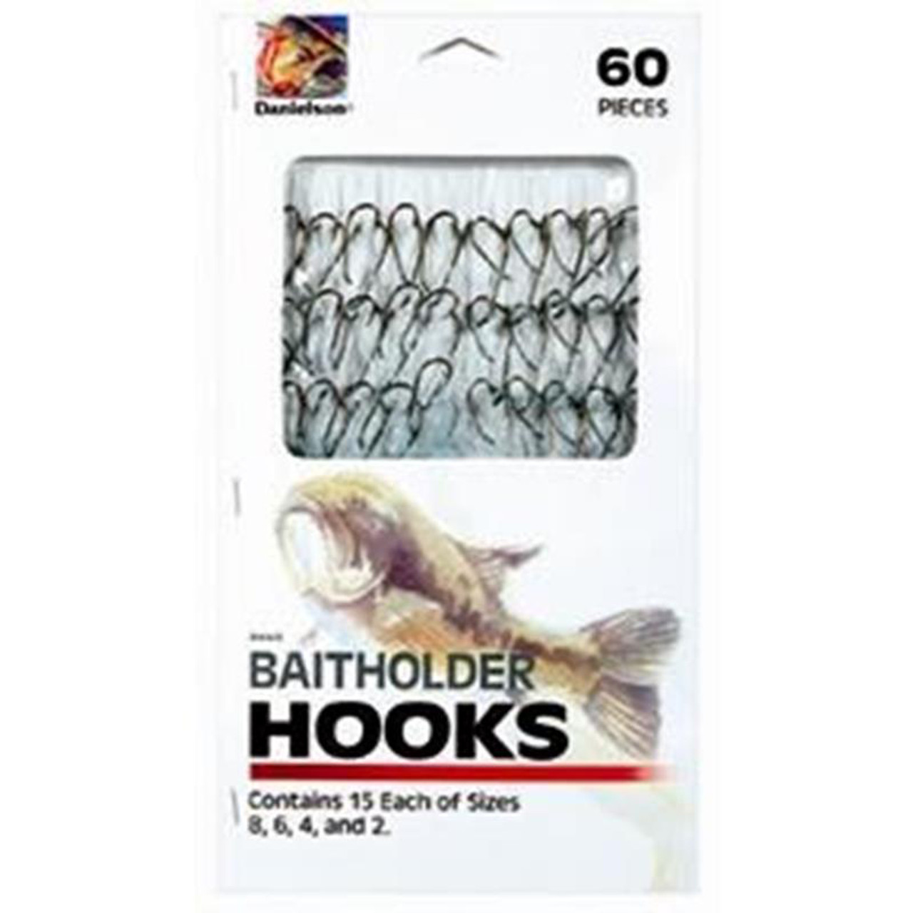 Baithholder Snelled Hooks - Size #14-20 Packs - Item # 205