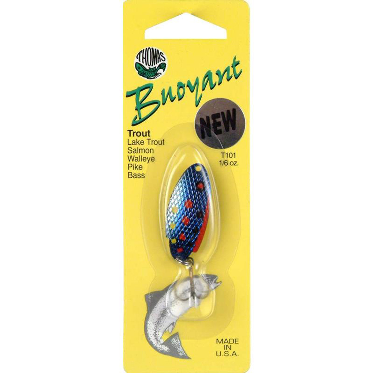 Thomas Lures Buoyant Minnow- Silver/Blue