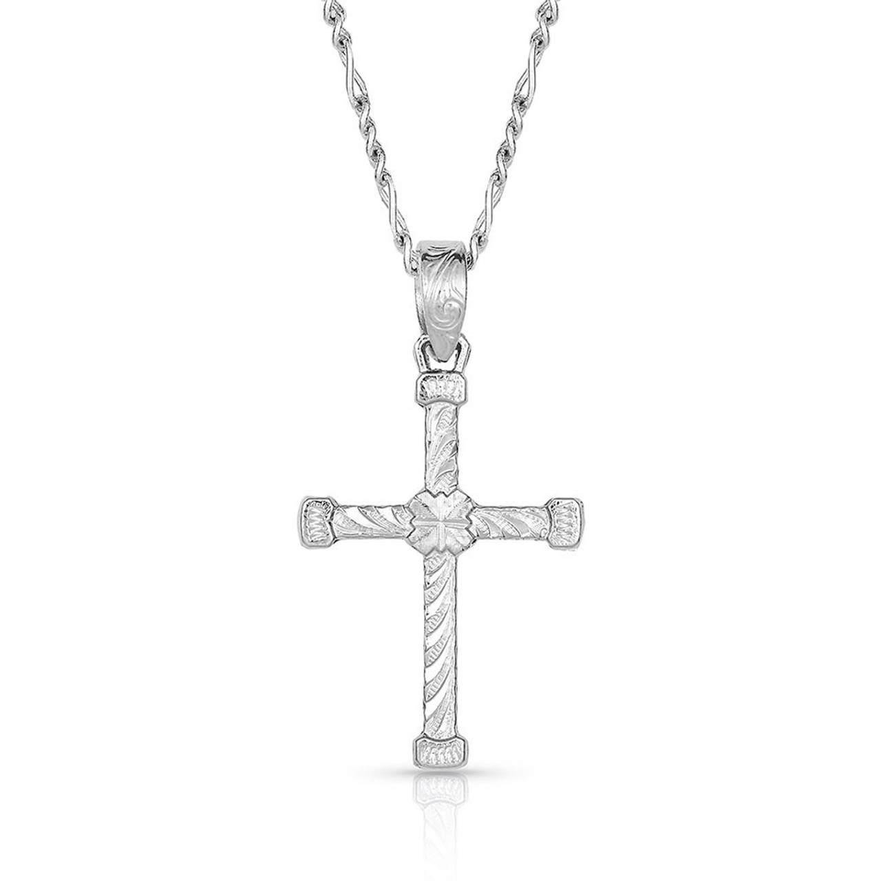 Montana Silversmiths Rope Wrapped Cross Necklace – Pard's Western Shop Inc.