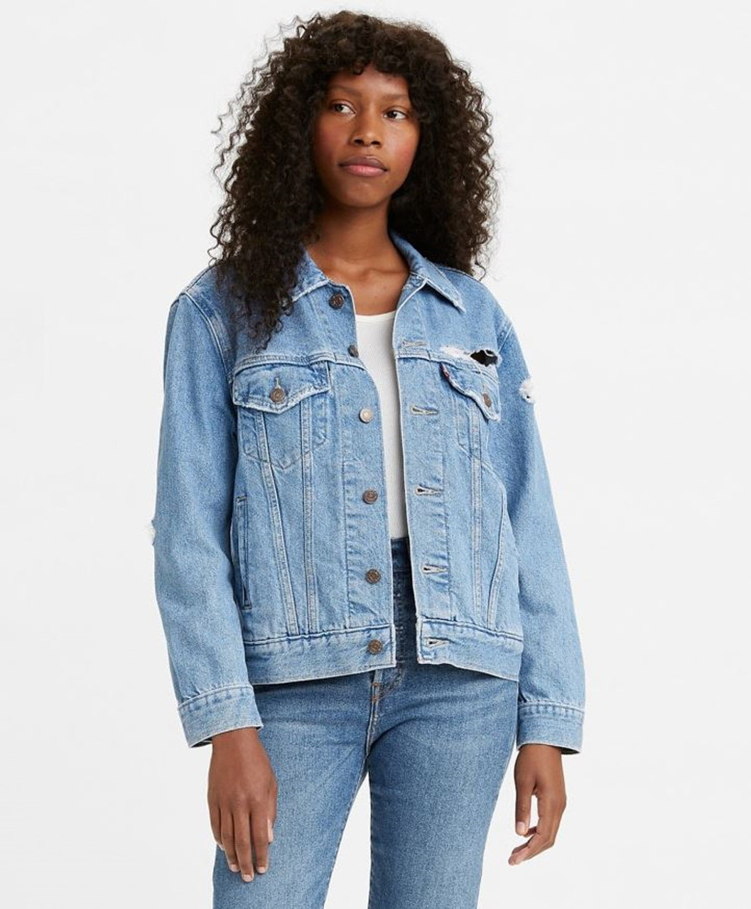 Levi's oversized clearance denim jacket womens