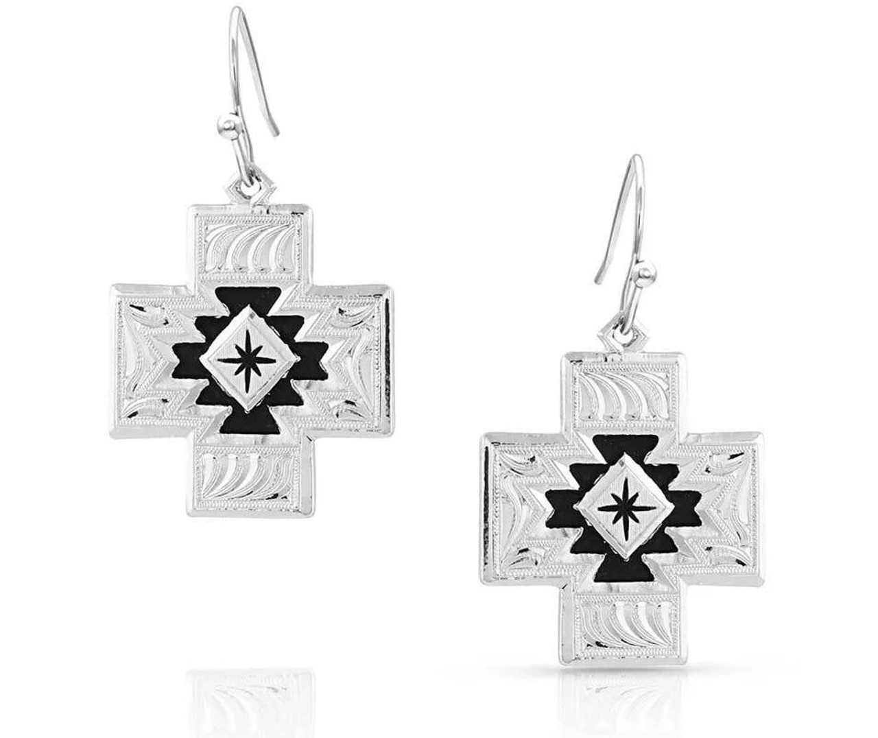 Montana Silversmiths Within the Storm Geometric Earrings