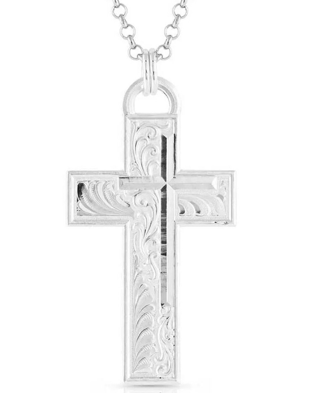 Modern Art Cross Necklace by Montana Silversmiths at Fleet Farm