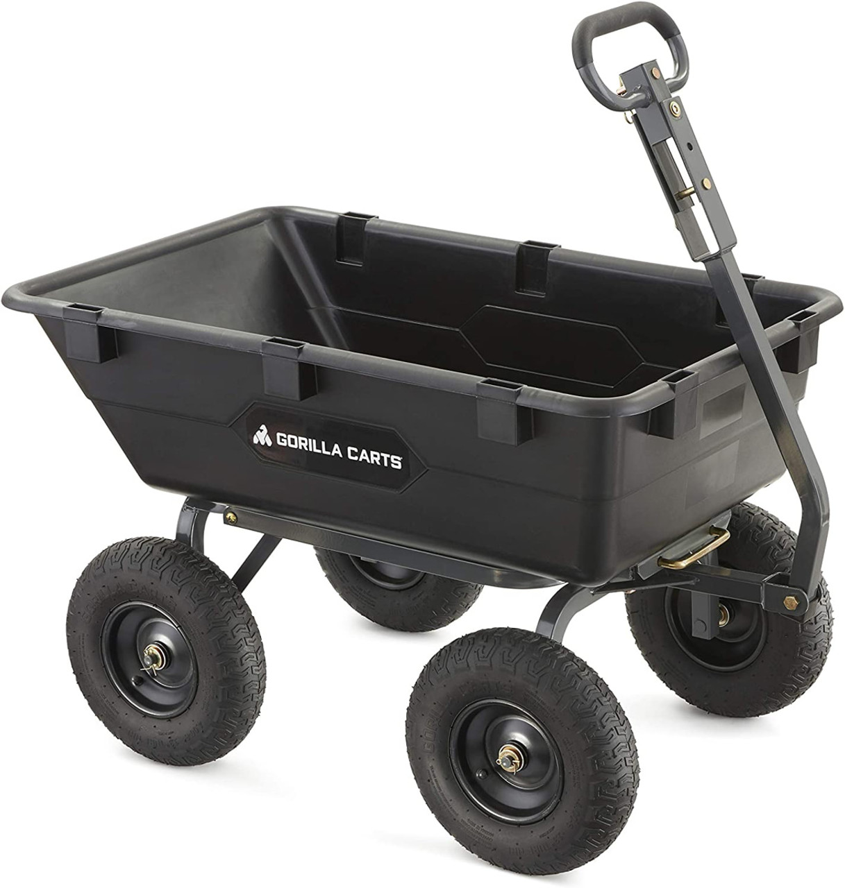 Gorilla Carts 1,400 Lb. Steel Utility Cart