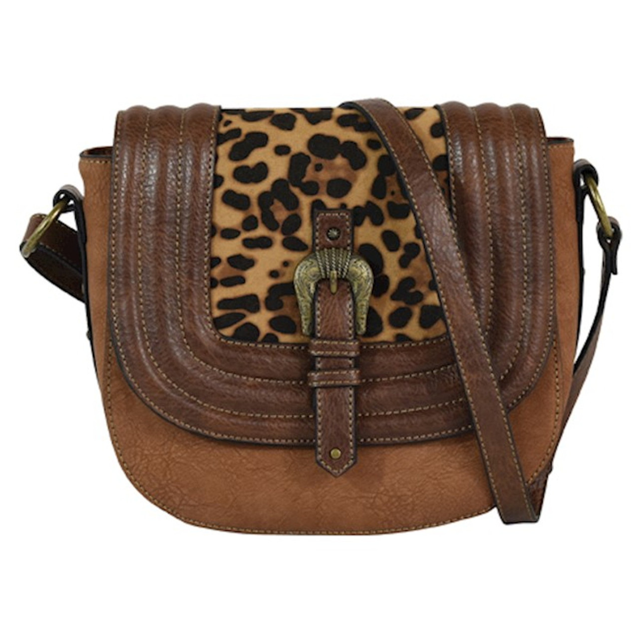 LEOPARD PRINT FLAP OVER PHONE BAG – Bessie London