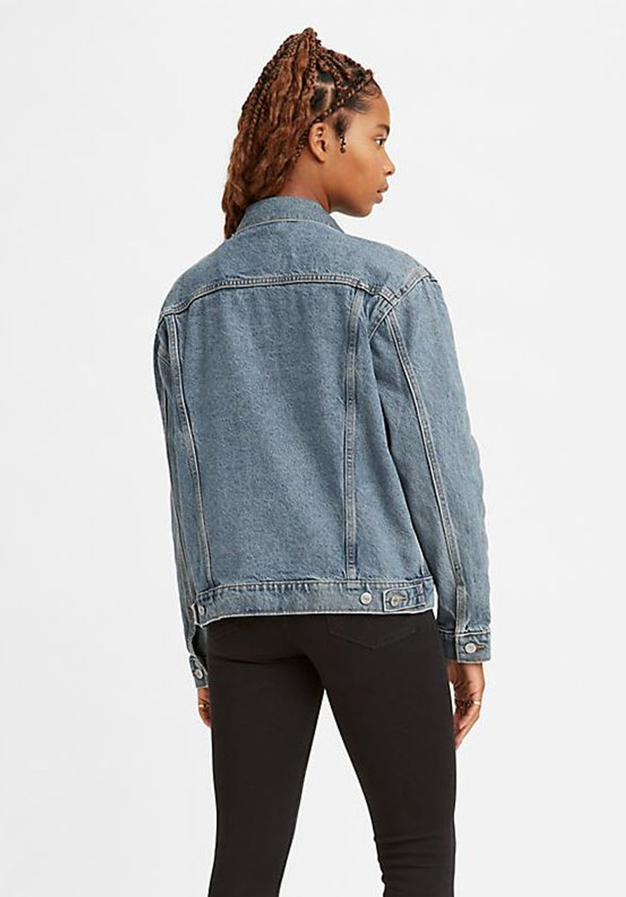 levi's boyfriend trucker denim jacket