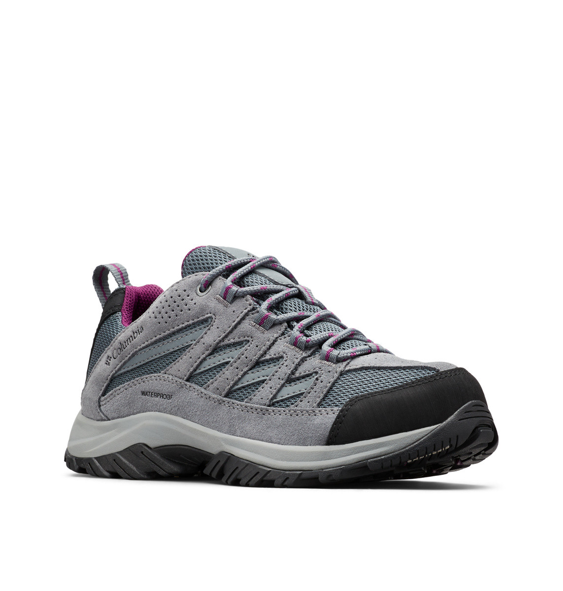 Columbia Womens Graphite Wild Iris Crestwood Waterproof Hiking Shoe