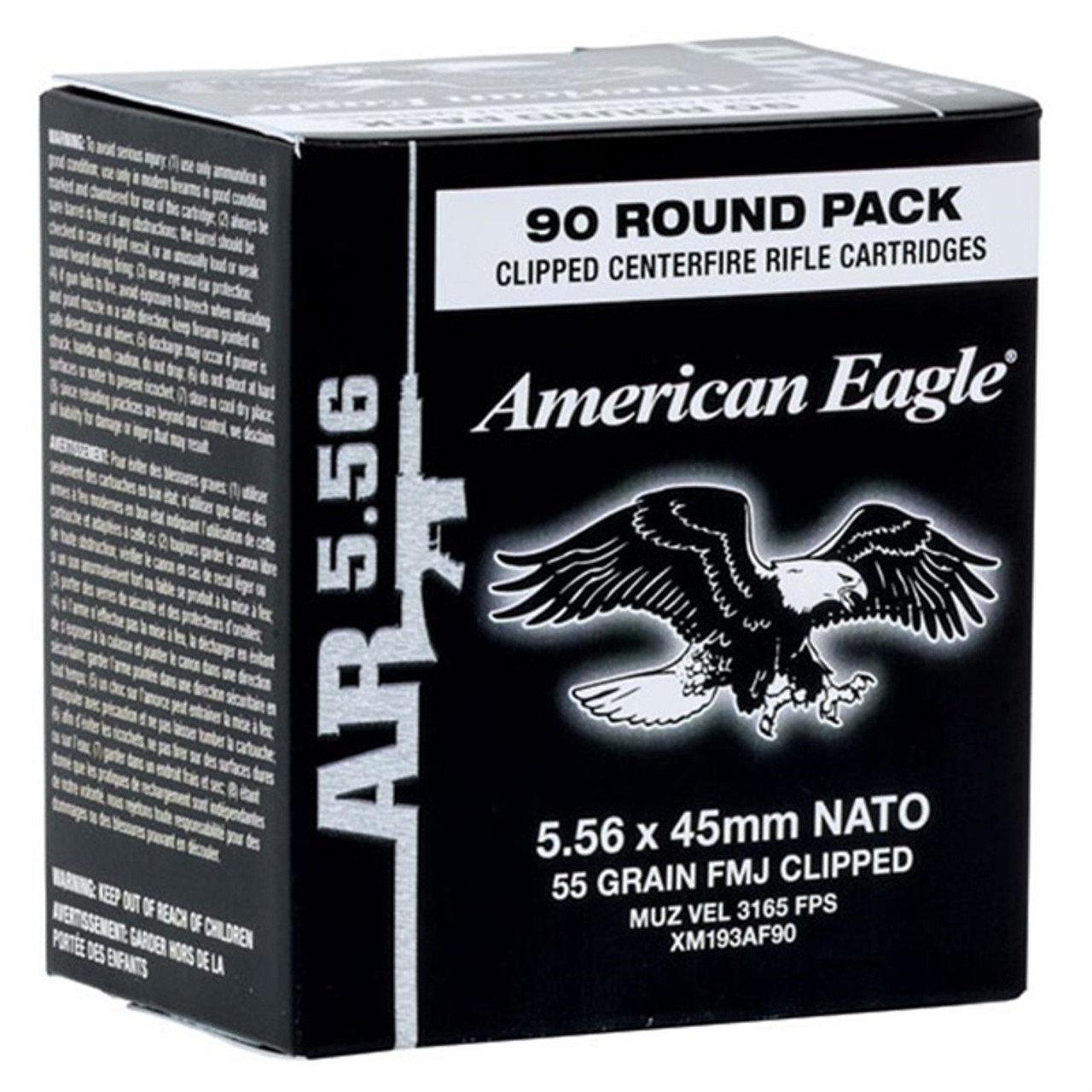 Federal American Eagle 5.56x45mm NATO 55 Grain Full Metal Jacket