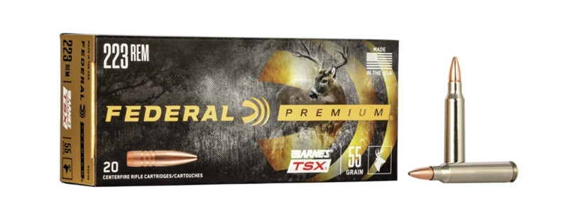 Federal Premium 223 Rem 55gr Barnes Triple- Shock