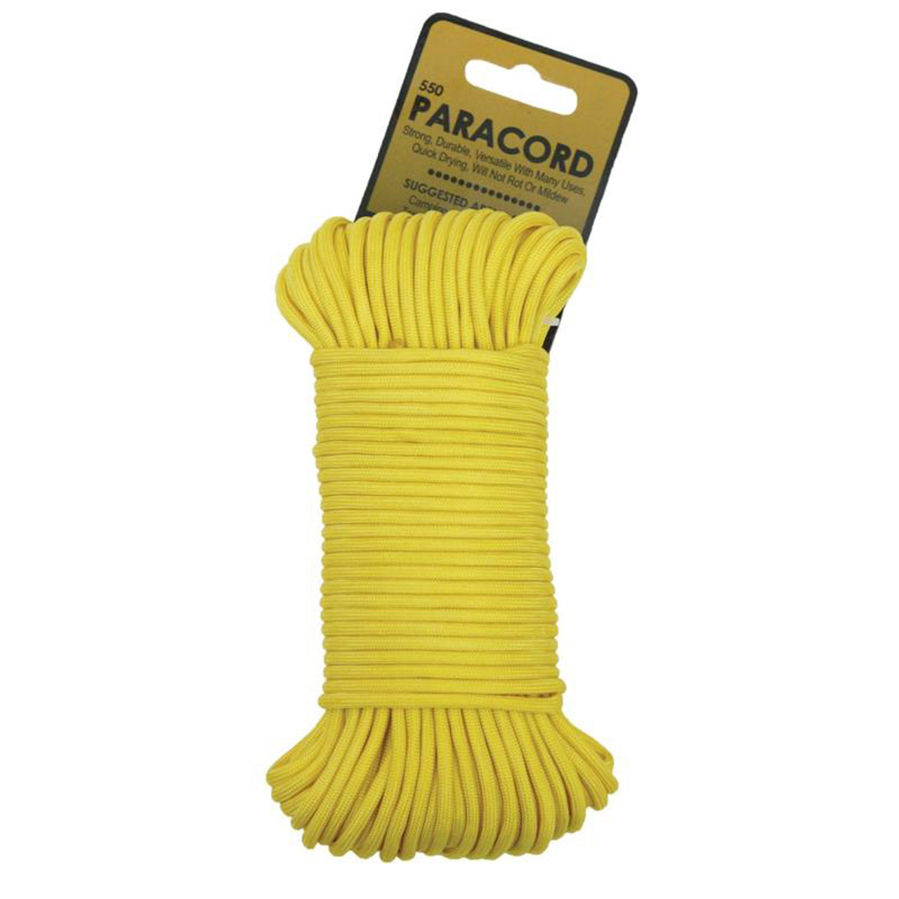 5/32 in x 100 ft Yellow 550 Paracord