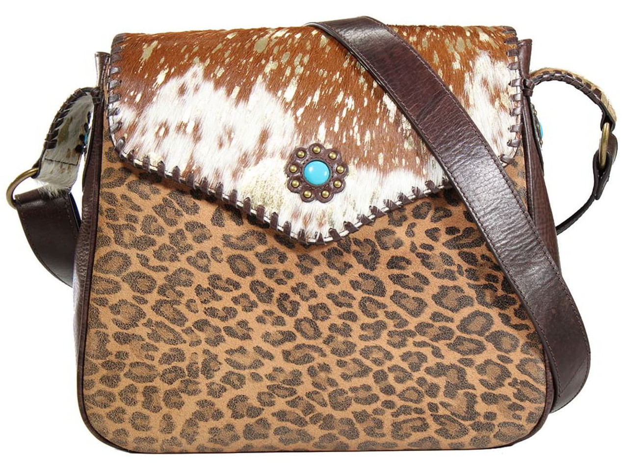 Crossbody Bag - Calf Hair Leopard