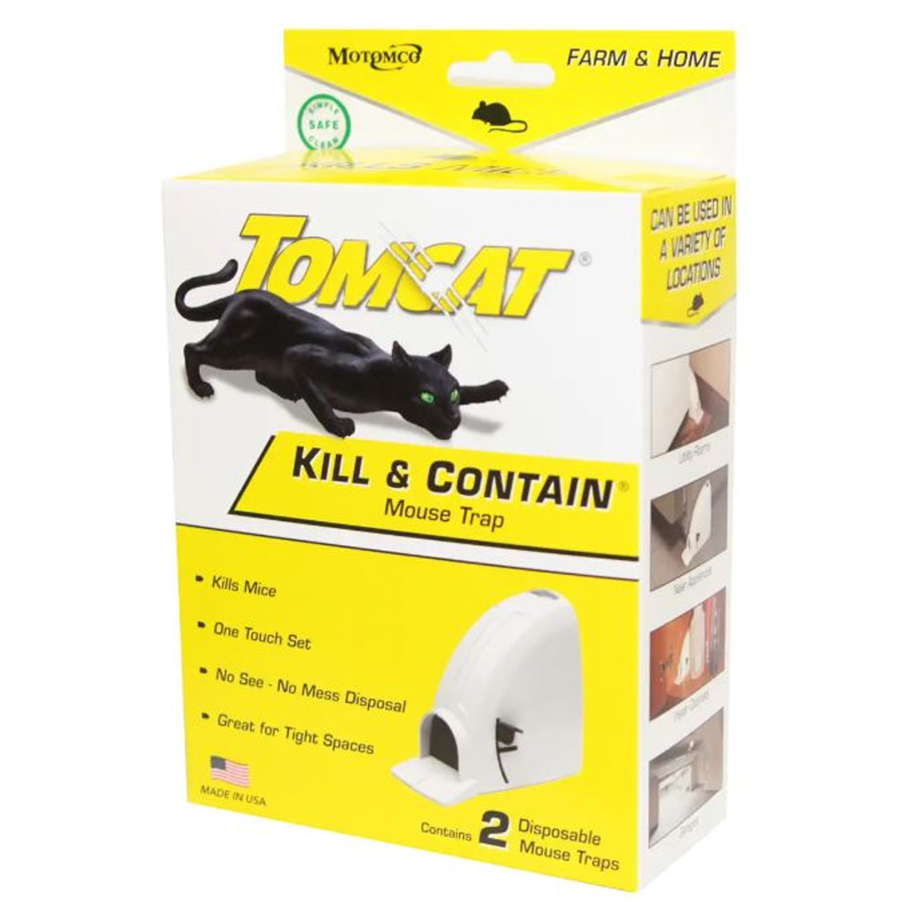 TOMCAT REUSABLE MOUSE TRAPS