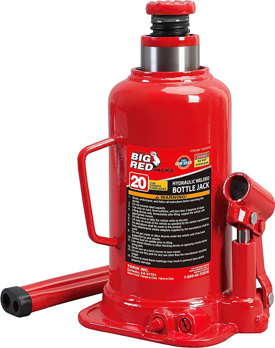 Torin Big Red Hydraulic Welded 20 Ton Bottle Jack