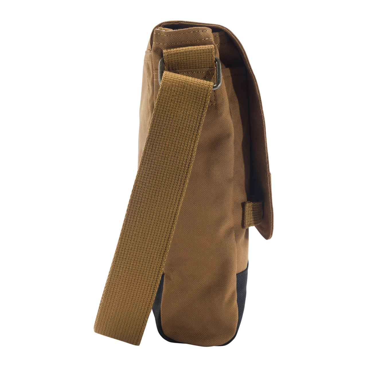 12.5 in. Crossbody Snap Bag Backpack Brown OS