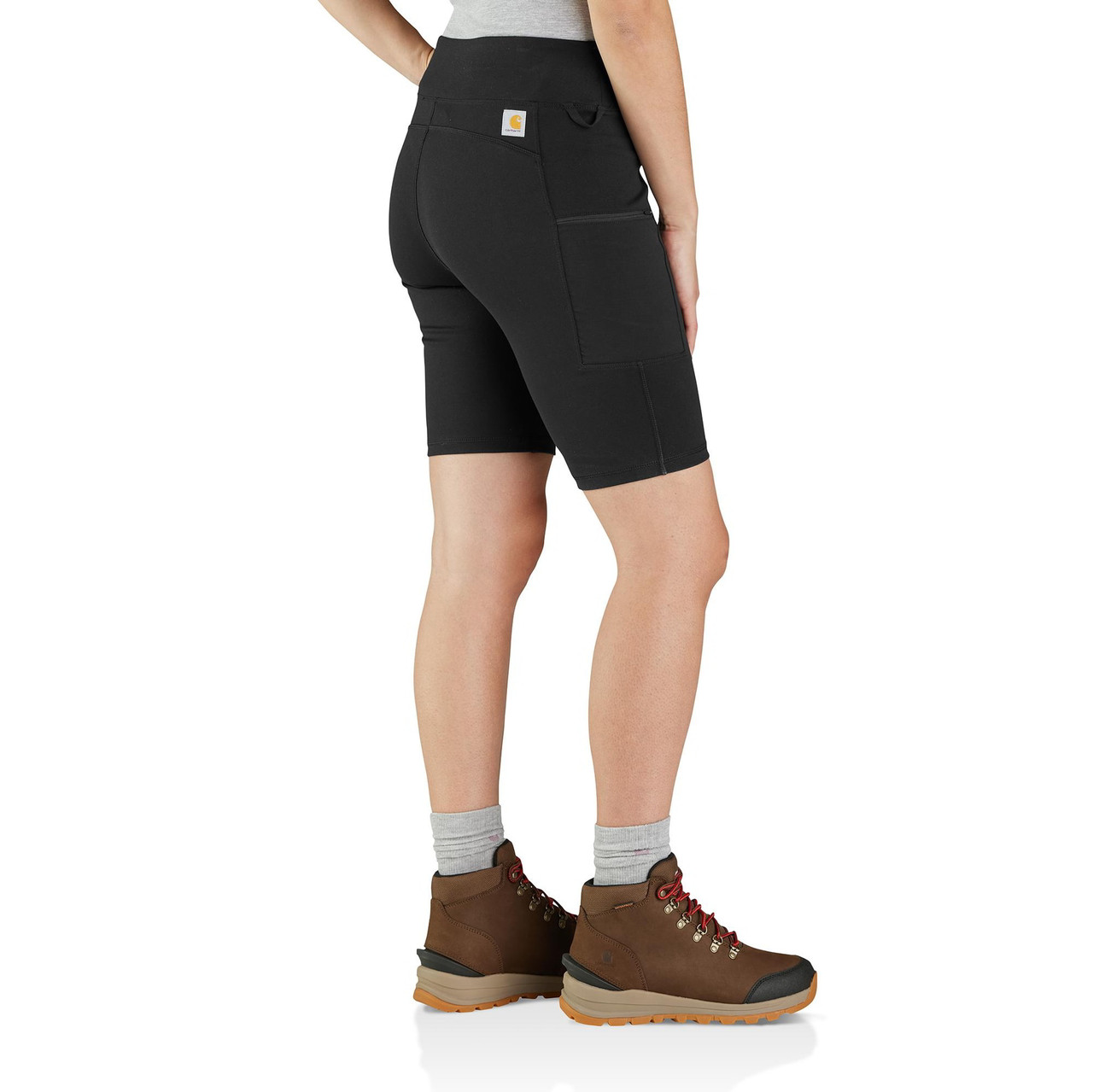 Carhartt Force Womens Black Fitted Lightweight Utility Short