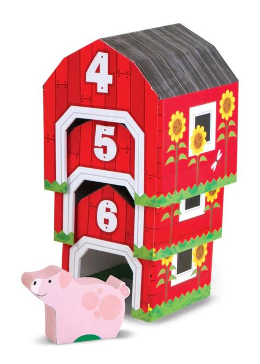 Melissa & Doug Nesting & Sorting Barns & Animals