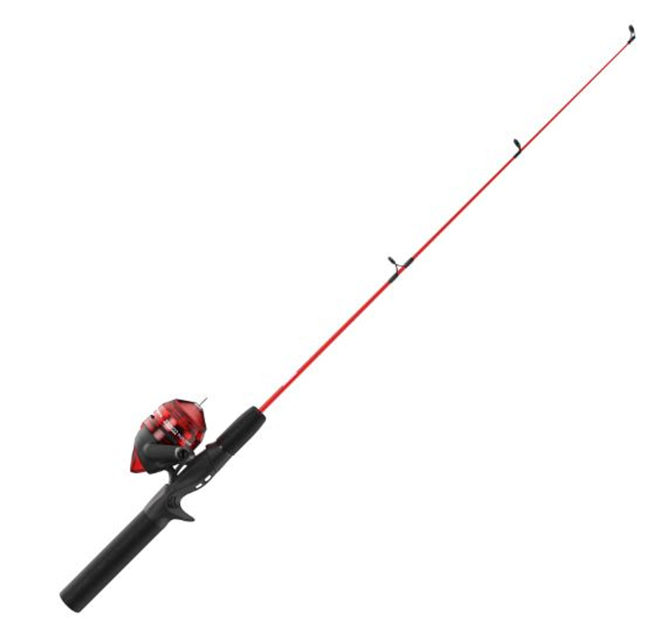 Zebco Dock Demon Spinning Reel or Spincast Reel and Fishing Rod Combo,  30-Inch Durable Fiberglass