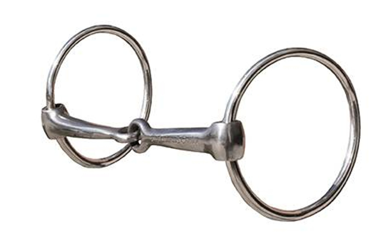 Weaver Ring Snaffle Bit w/ Sweet Iron Smooth Lifesaver Mouth with