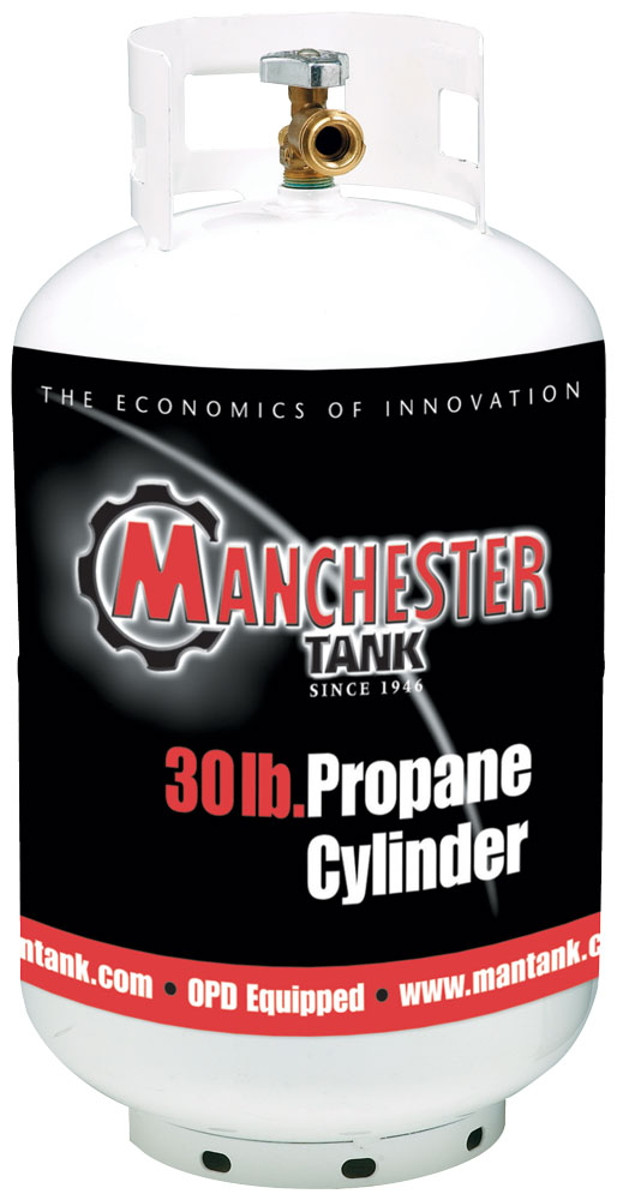 Manchester Tank Propane Tank, 30 Lb - Thumbnail 2