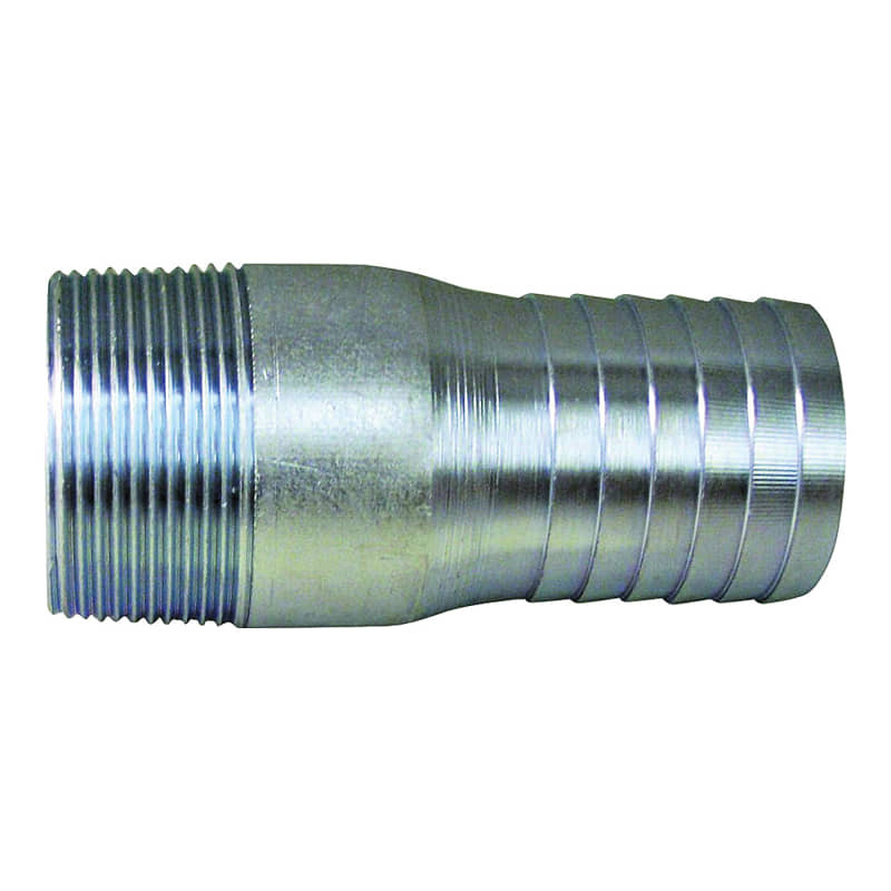 Genova Products 370415 Adapter, 1-1/2 in, Insert x MIP, Steel, Galvanized