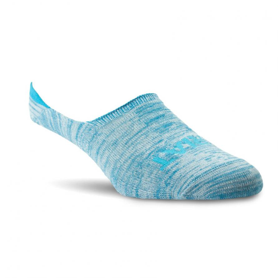 Ariat Women's No Slip NoShow Socks, 4 Pair Pack, Heathered Rainbow