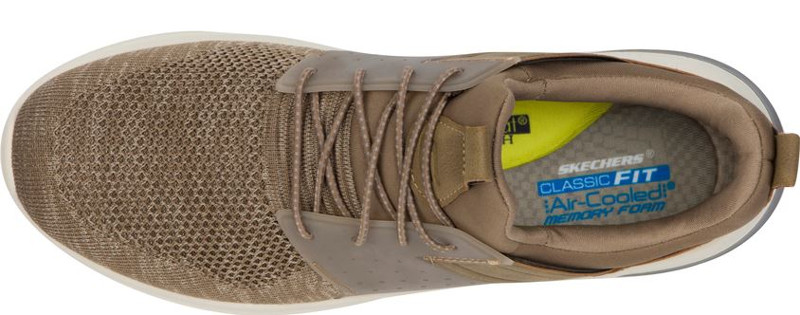 Skechers Men's Delson 3.0 Cicada - Khaki