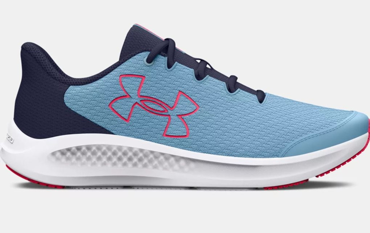 Under Armour Girls Youth Charged Pursuit 3 Big Logo Running Shoe