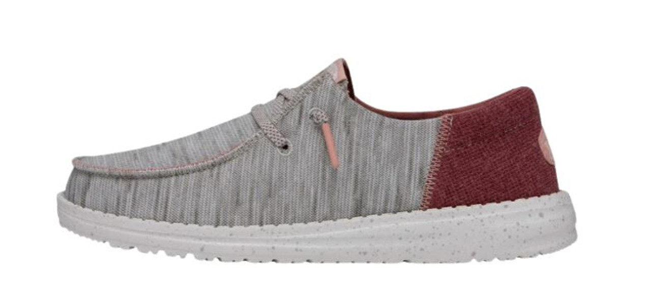 ゆん Hey Dude Men`s Moon Grey Wally Funk Casual Shoe