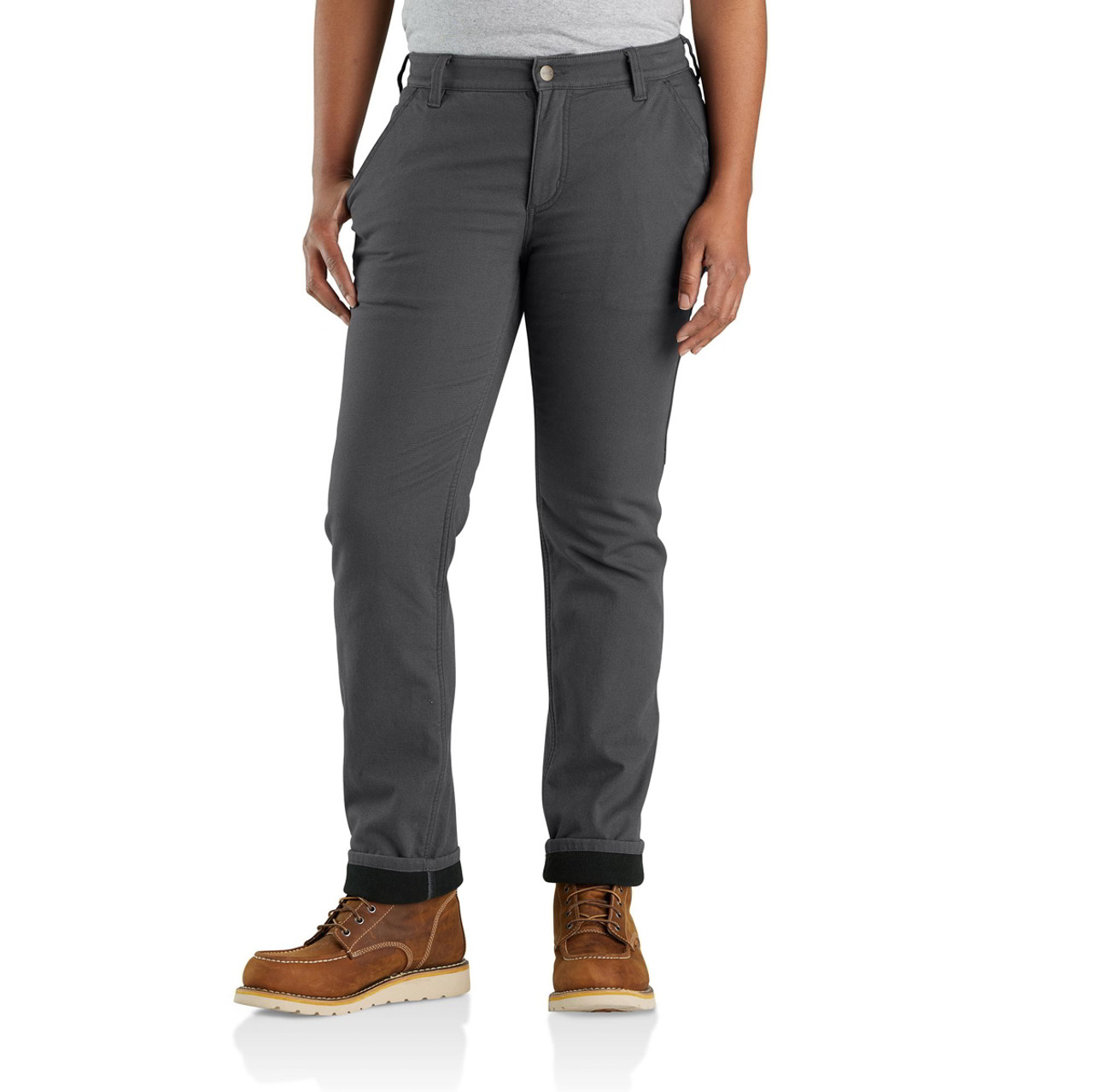 Rugged Flex® Relaxed Fit Ripstop Cargo Fleece-Lined Work Pant