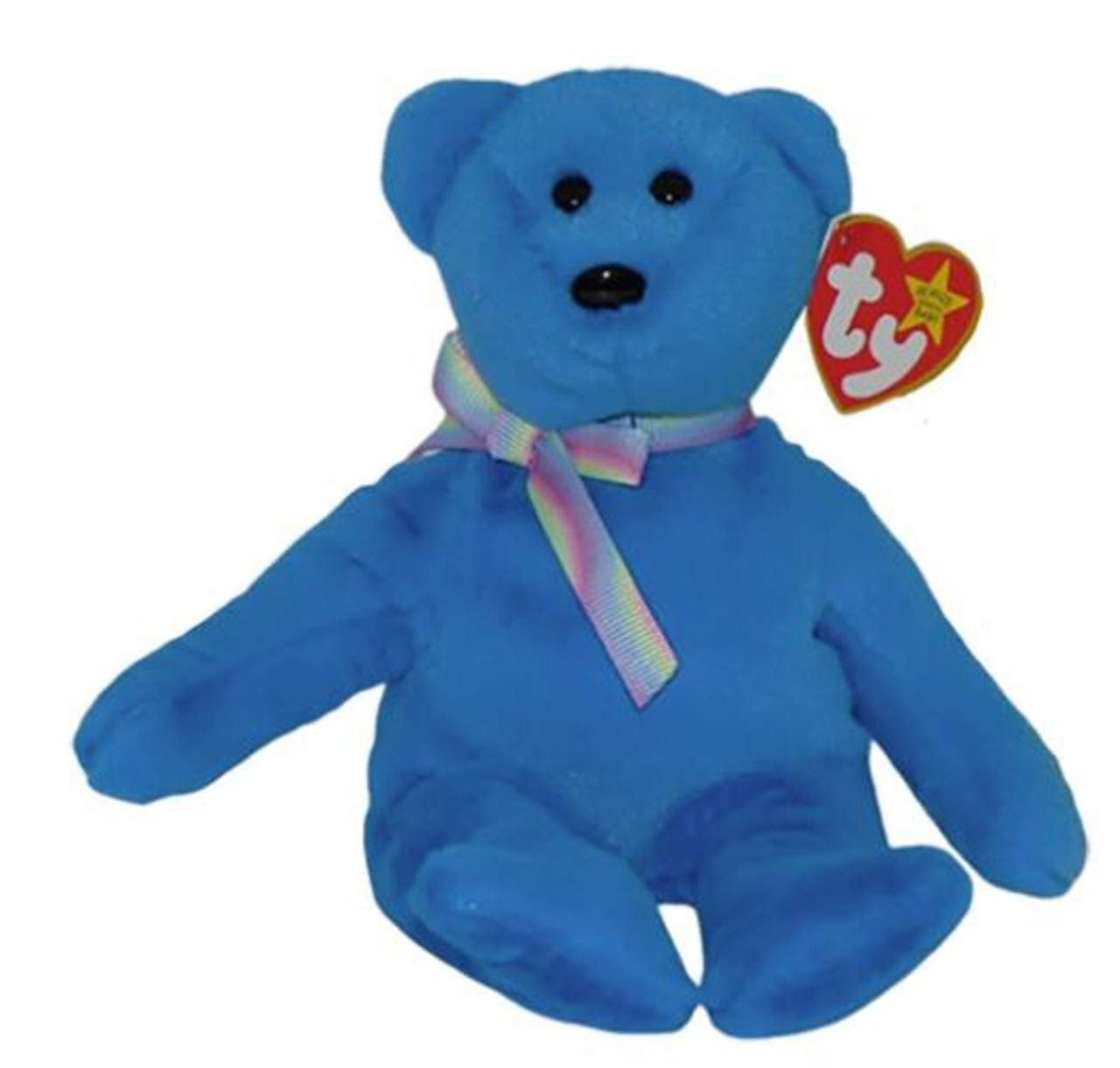 Teddy teal hot sale beanie baby value