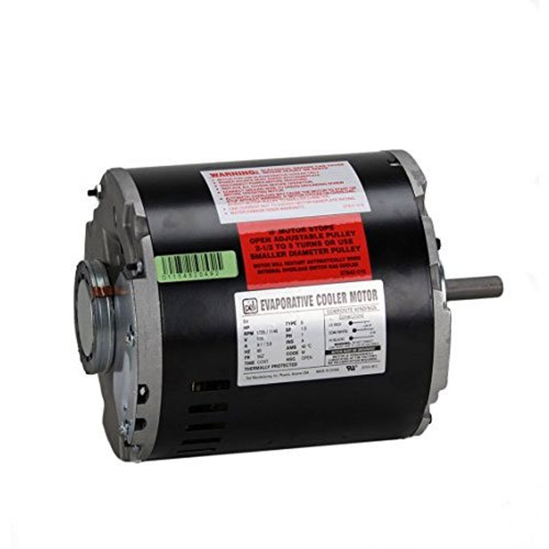 Dial 2206 Evaporative Cooler Motor- 0.75 hp- 1-Phase- 115 V- 1/2