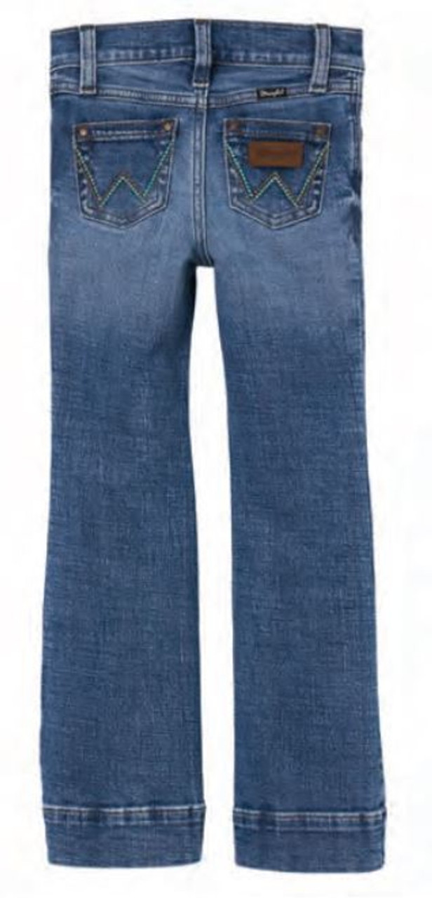 Wrangler Women's Retro Mae Shelby Wash Wide Leg Trouser Jeans 11231717 -  Russell's Western Wear, Inc.