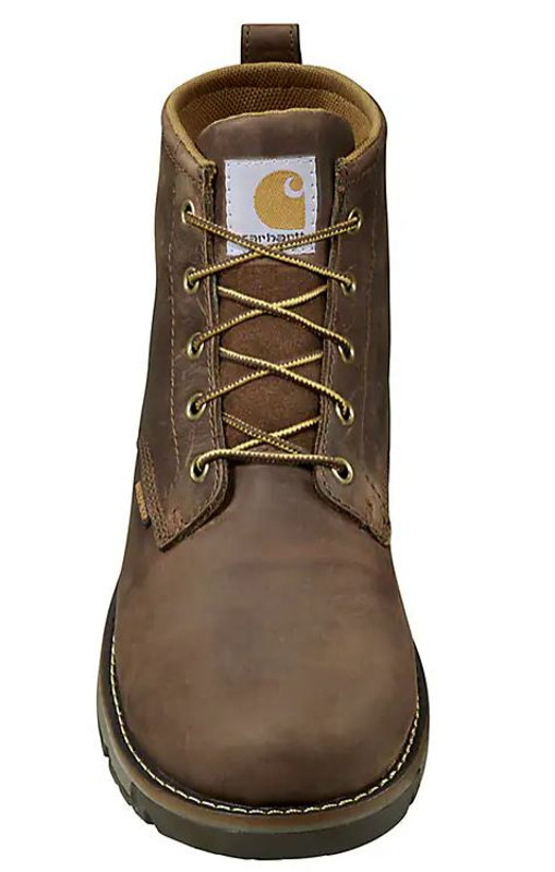 Carhartt Mens Dark Brown Millbrook Waterproof Wedge Boot