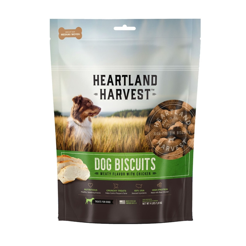 Heartland Harvest Meaty Medium Dog Bisquits 4LBS