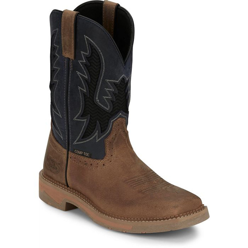 justin work boots  Men Size 11 Tan Color Men main image 2