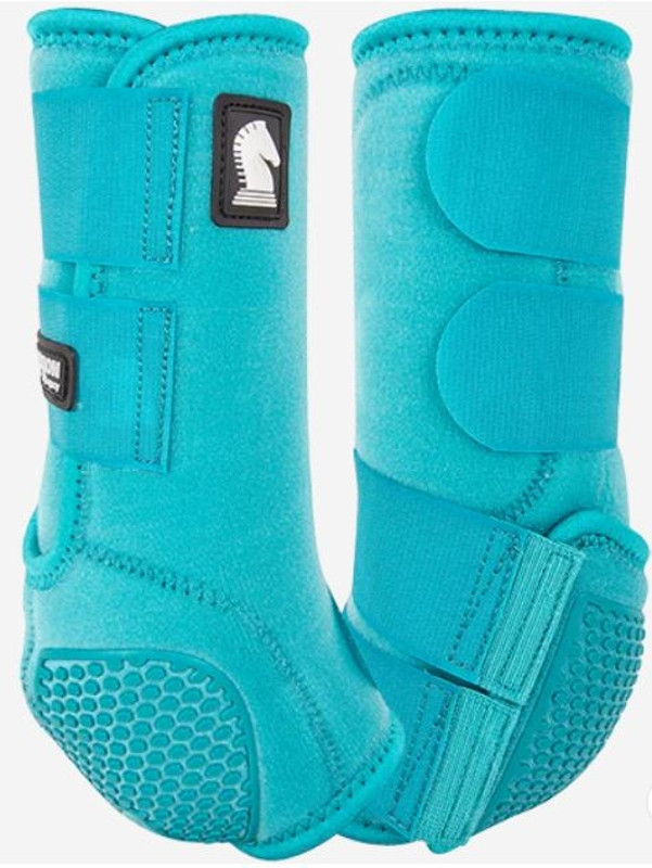 Classic Equine Flexion by Legacy Aqua Hind Protective Boots Medium