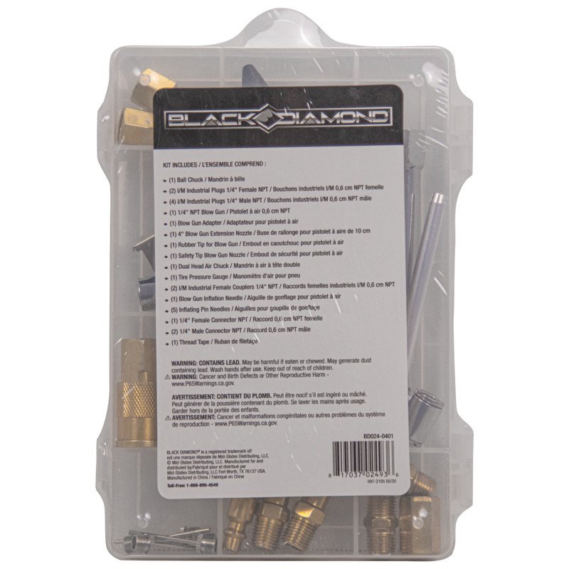 Black Diamond 26 Piece Air Accessory Kit
