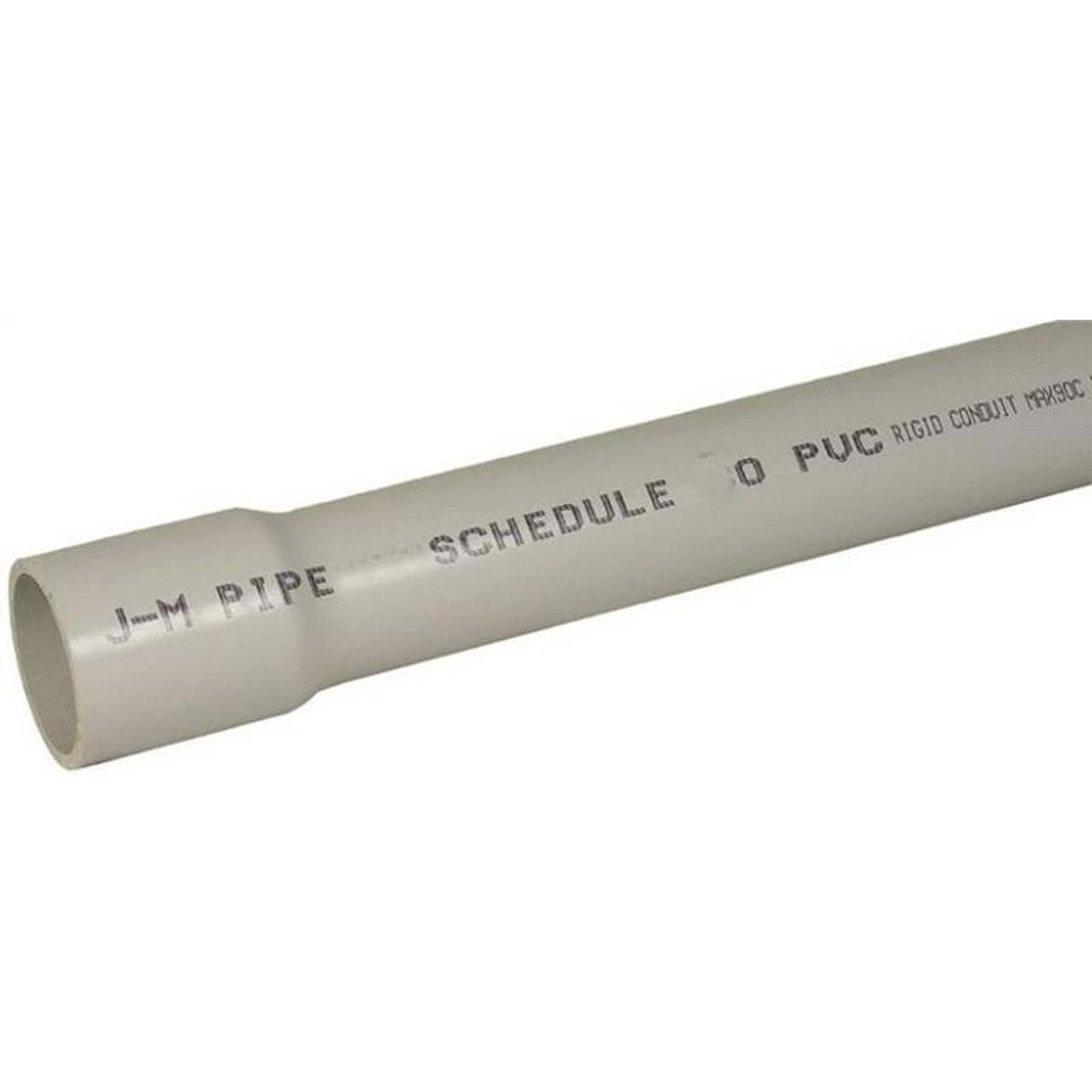 JM Eagle 1-1/4-in x 10-ft Non-metallic Schedule 40 PVC Conduit in the  Conduit department at