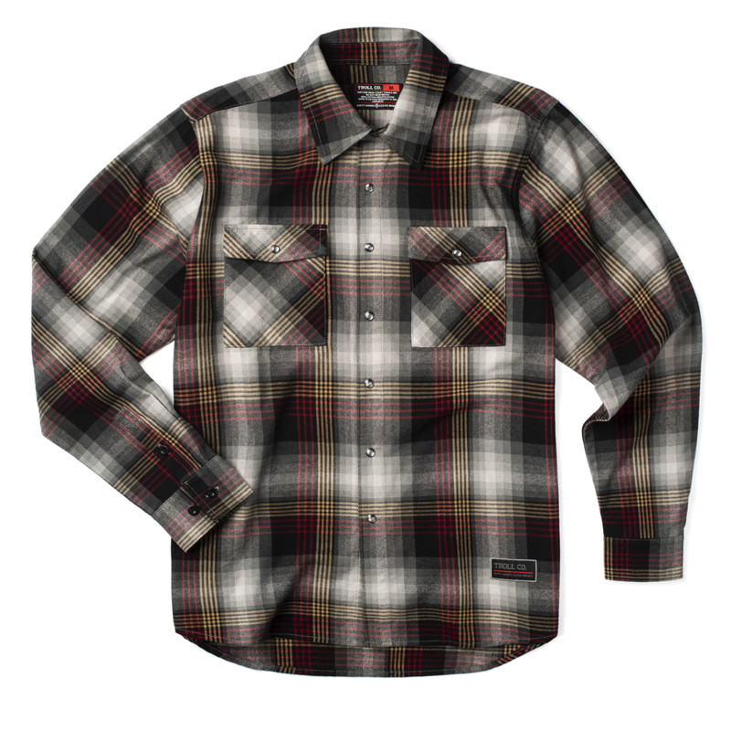 black dress with big bow Men’s Flannel Shirt | Handcrafted USA | Size Medium main image 0
